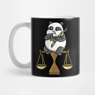 Panda on Libra Mug